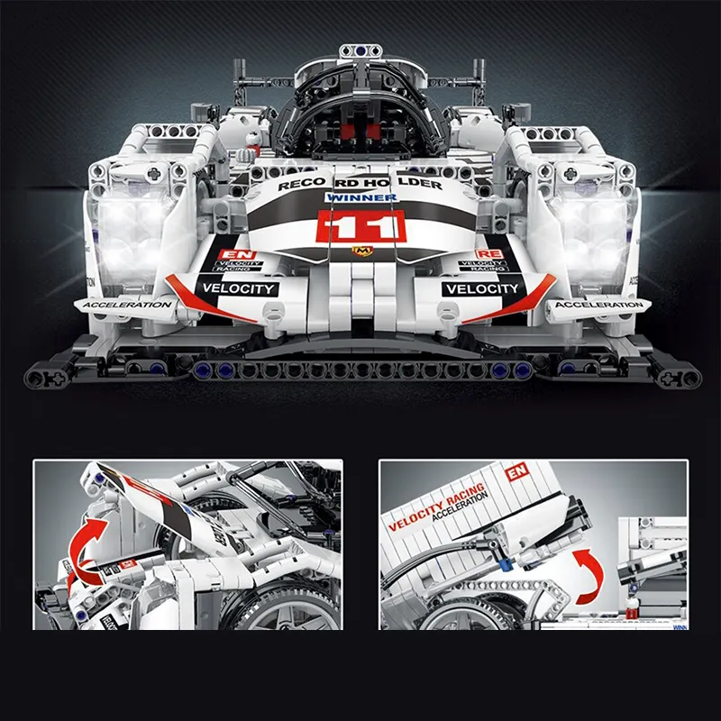 24h Endurance Race Car 1722pcs