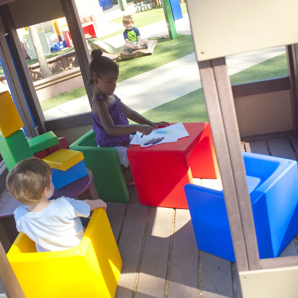 3-in-1 Cube Chairs Set | 8 Pieces