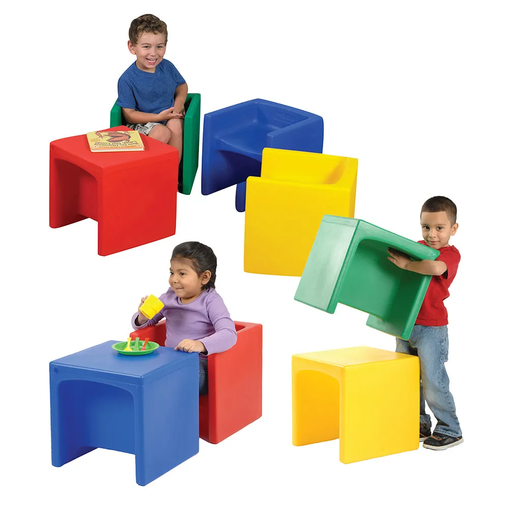 3-in-1 Cube Chairs Set | 8 Pieces