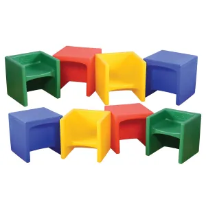 3-in-1 Cube Chairs Set | 8 Pieces