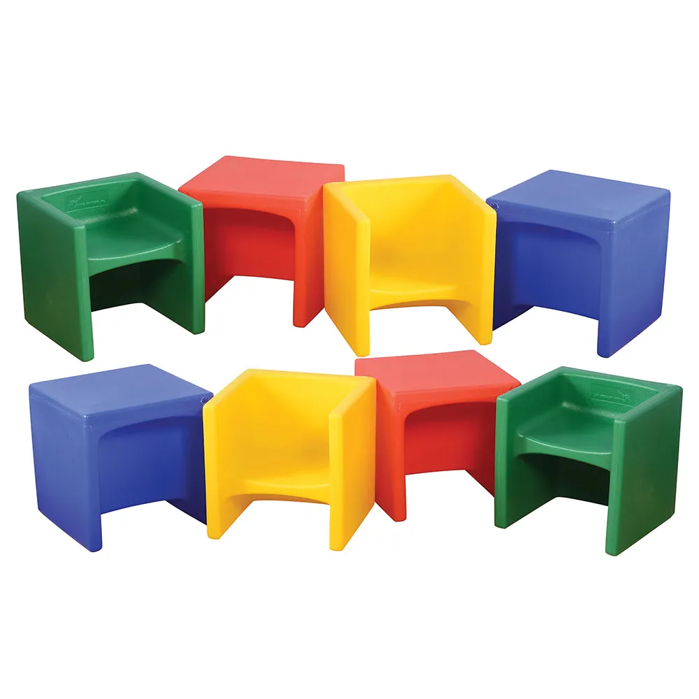 3-in-1 Cube Chairs Set | 8 Pieces