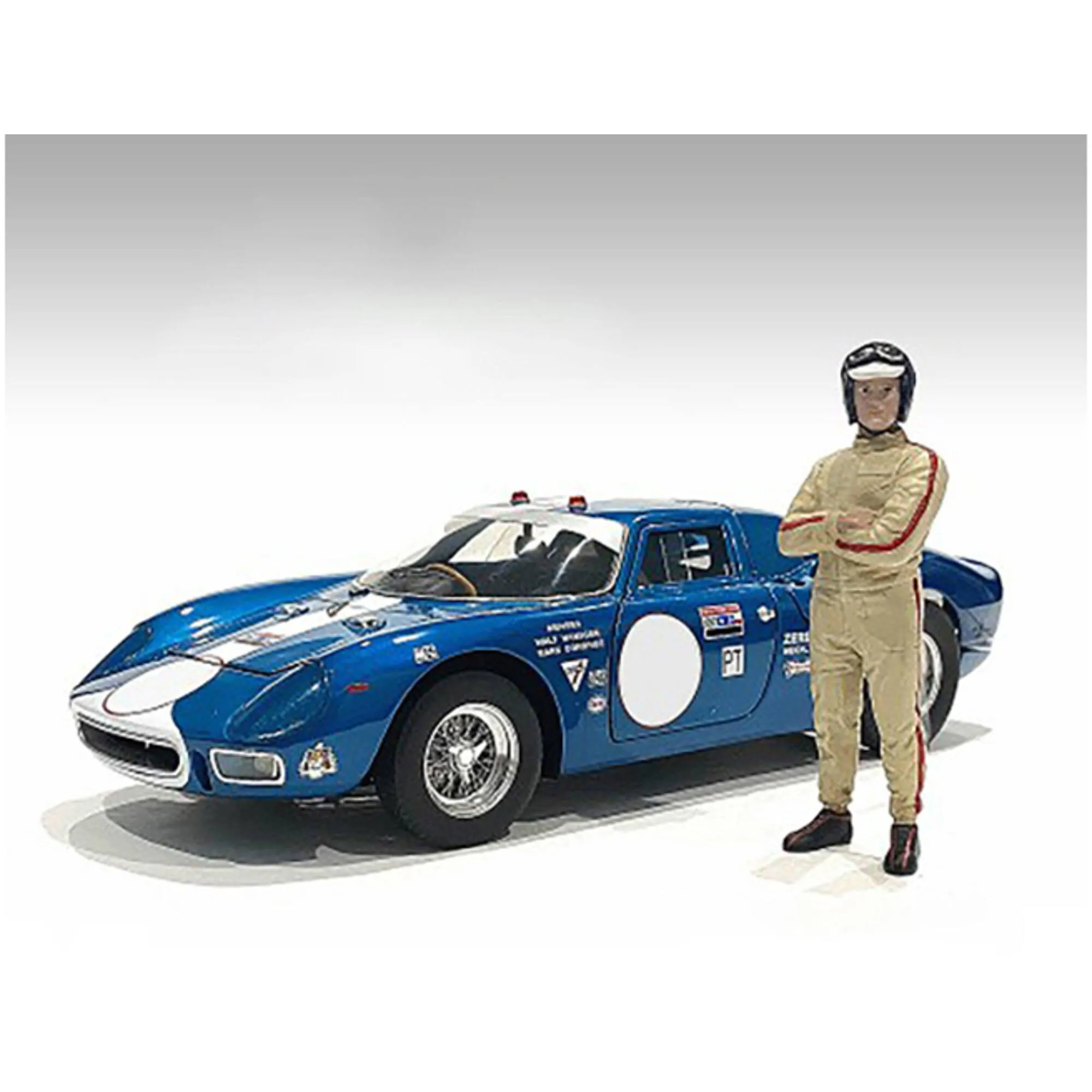 American Diorama Diecast Figures - Racing Legends 60's for 1/43 Models, Set of 2