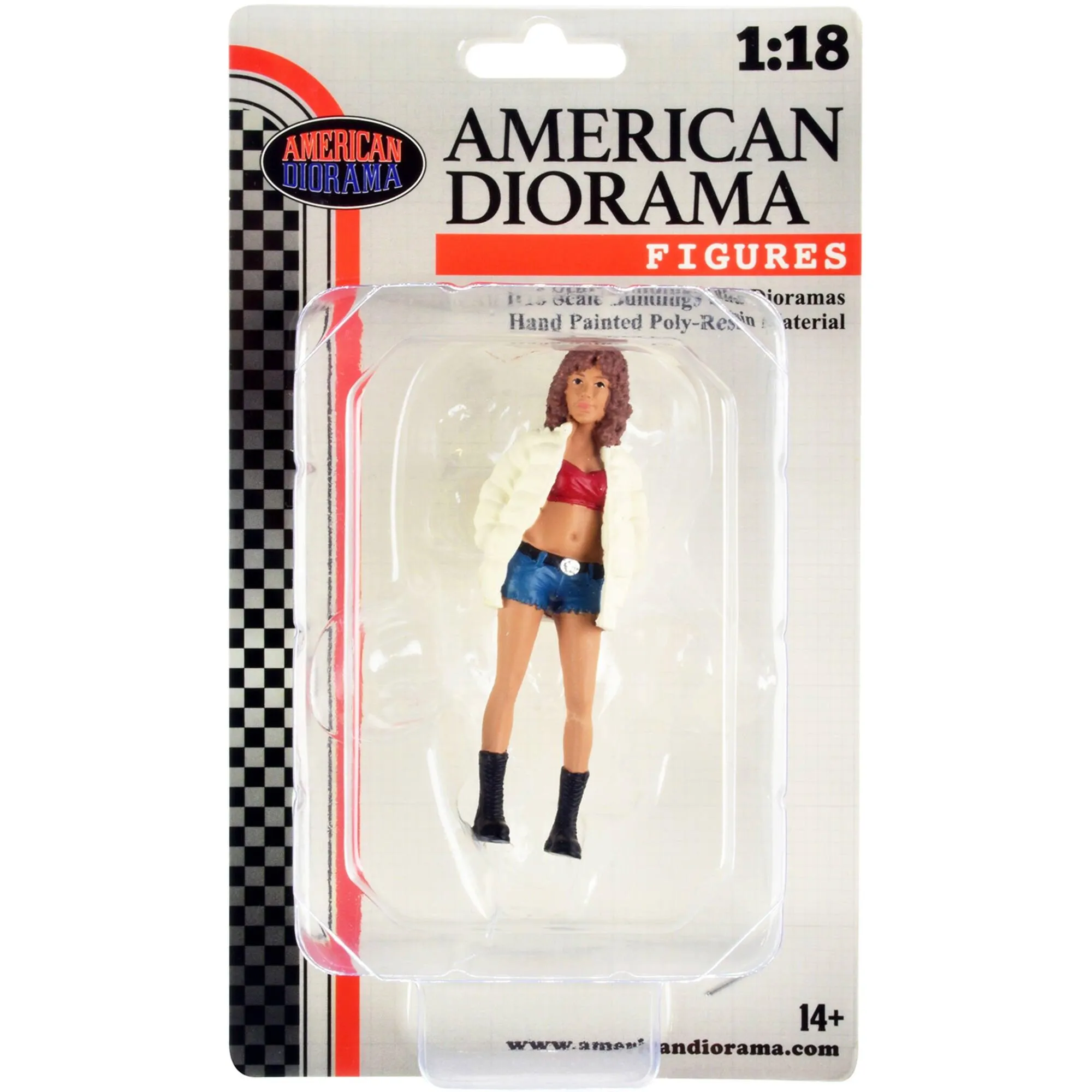 American Diorama Figure 3 - Hip Hop Girls Poly-resin Body for 1/18 Scale Models