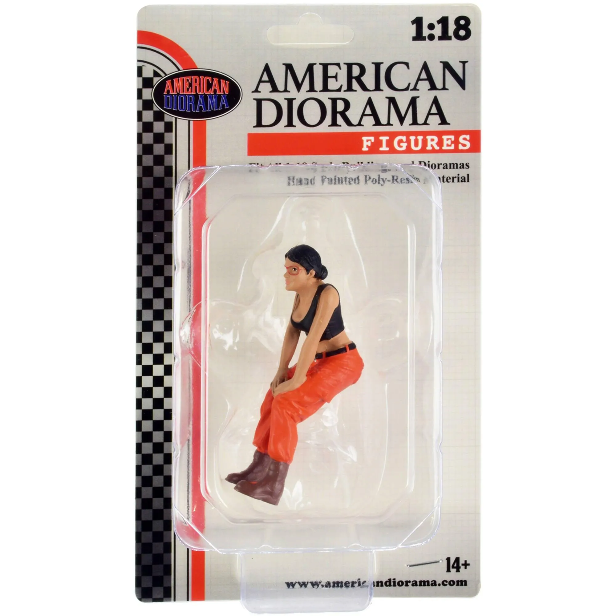 American Diorama Figure 4 - Hip Hop GirlsPoly-resin Body for 1/18 Scale Models