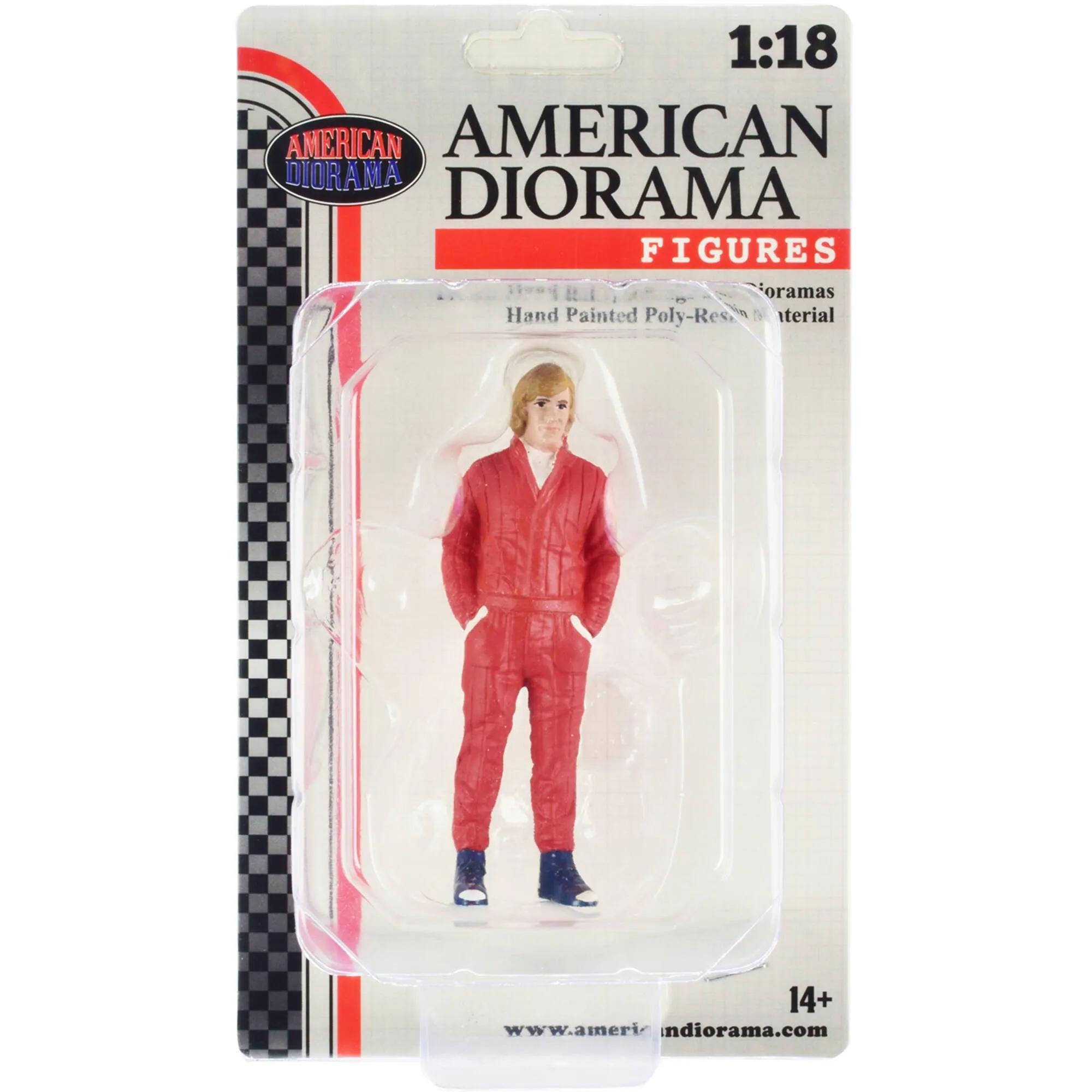 American Diorama Figures A and B - Racing Legends 70's for 1/18 Models, Set of 2