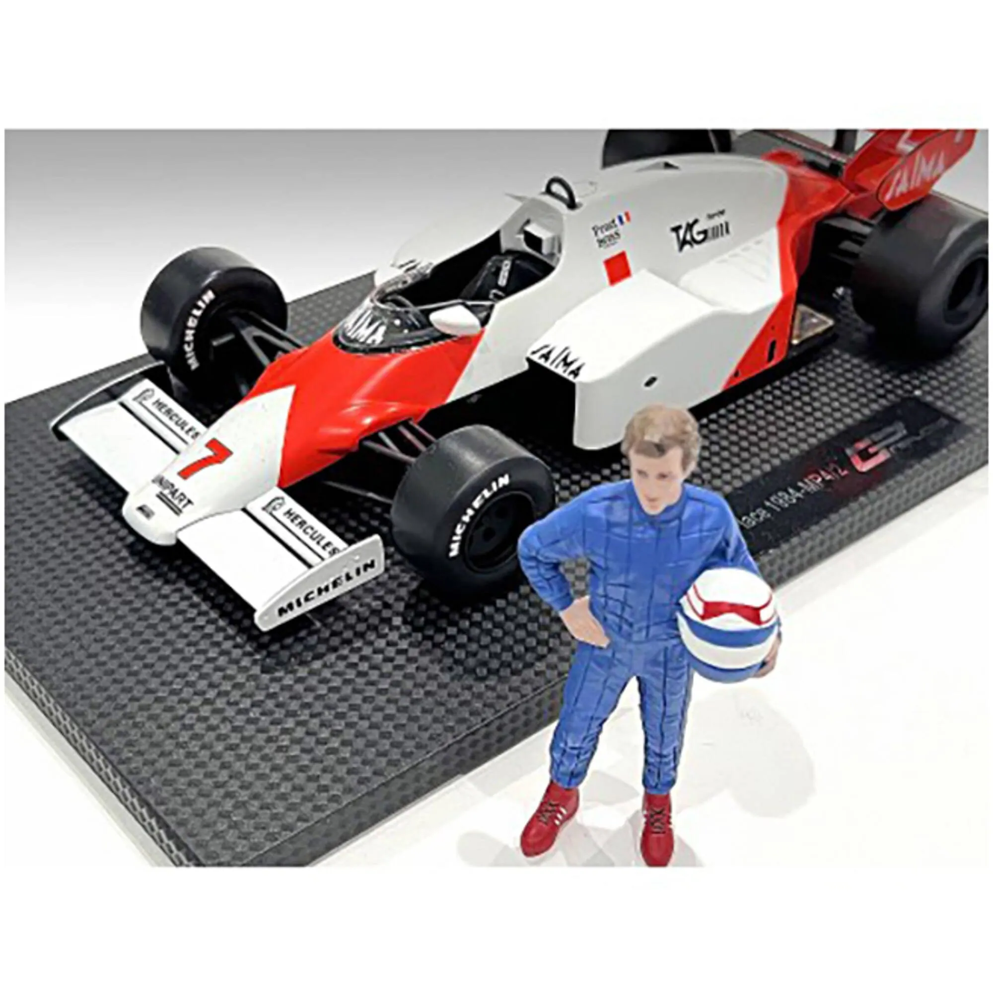 American Diorama Set of 2 Figures - "Racing Legends" 80's for 1/43 Scale Models
