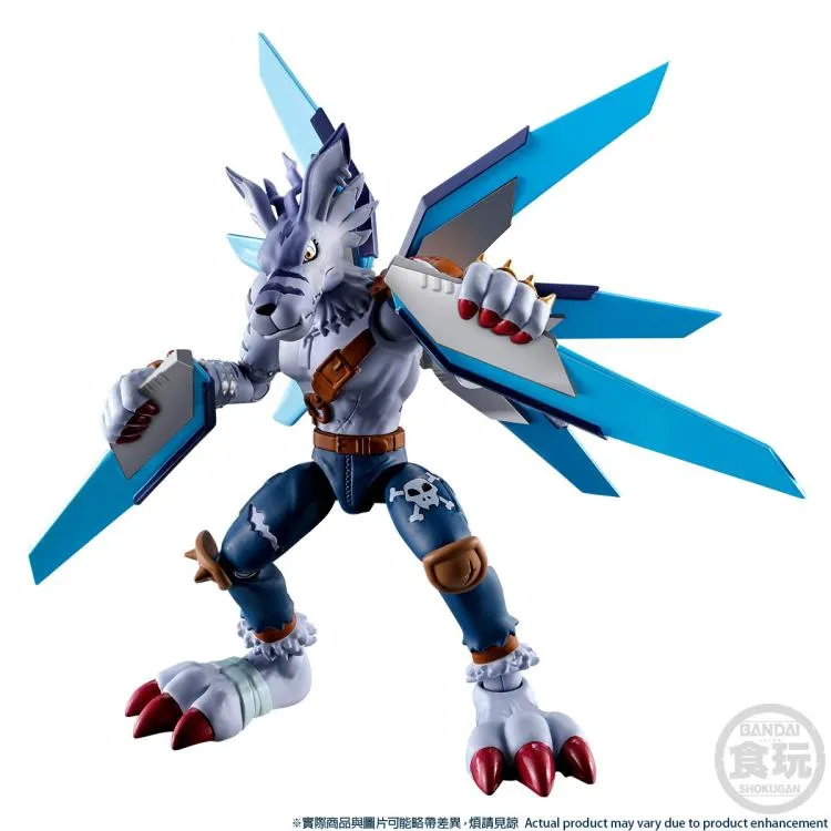 Bandai Digimon Adventure Metalgreymon and Weregarurumon Shodo Box set of 2 Action Figure