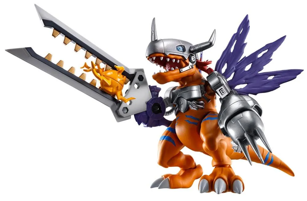 Bandai Digimon Adventure Metalgreymon and Weregarurumon Shodo Box set of 2 Action Figure