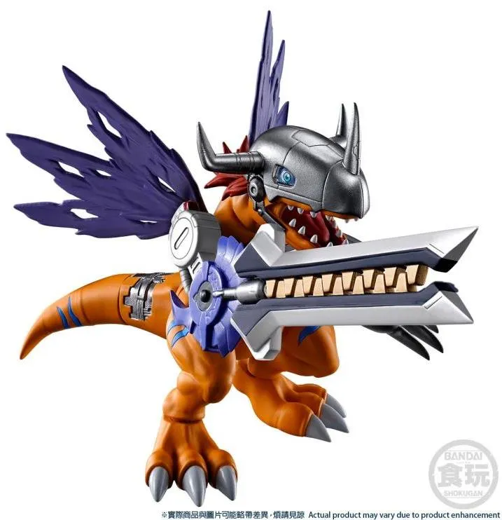 Bandai Digimon Adventure Metalgreymon and Weregarurumon Shodo Box set of 2 Action Figure