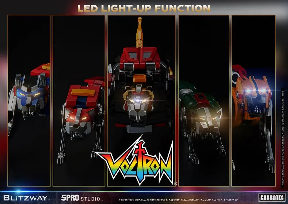 Blitzway Voltron: Defender of the Universe Carbotix Series Voltron Action Figure