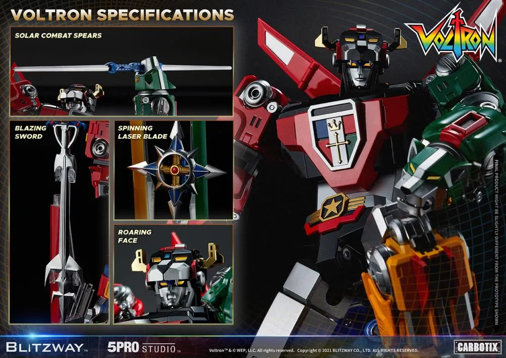 Blitzway Voltron: Defender of the Universe Carbotix Series Voltron Action Figure