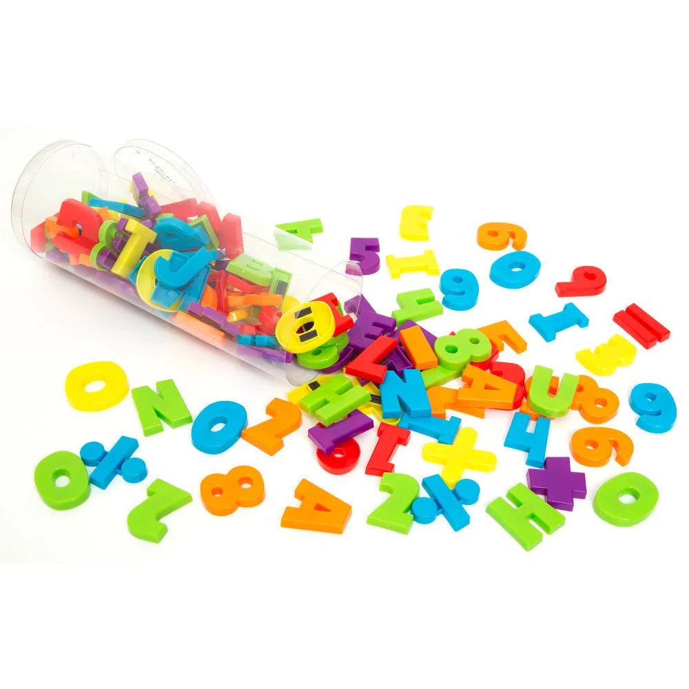 Boley Magnetic Alphabet & Number Set - 120pc Colorful Learning Playset for Kids Age 3 