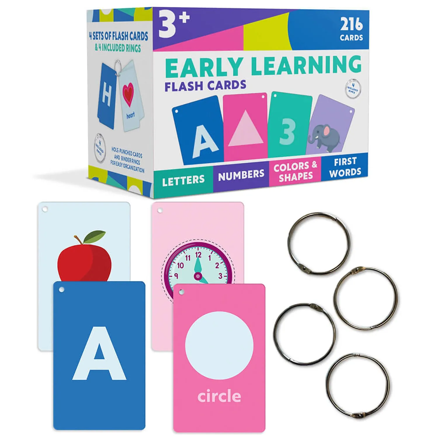 Carson Dellosa Early Learning Flash Cards - Education Bundle - Multicolor