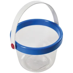 Clear Plastic Sensory Bucket | Durable Handled Toddler Toy