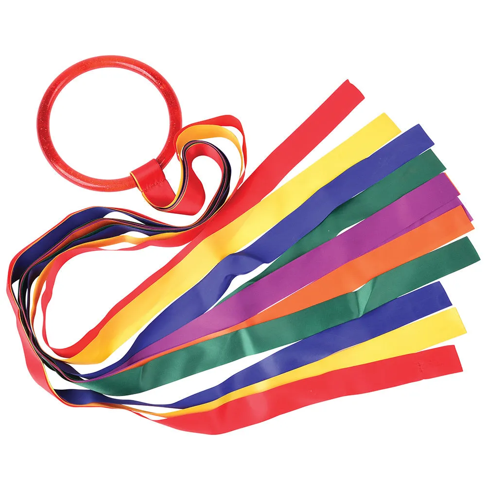 Dancing Ribbons Set | 6 Colorful Streamers with Easy-Grip Rings