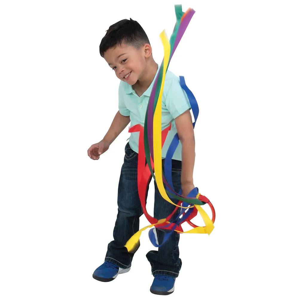 Dancing Ribbons Set | 6 Colorful Streamers with Easy-Grip Rings