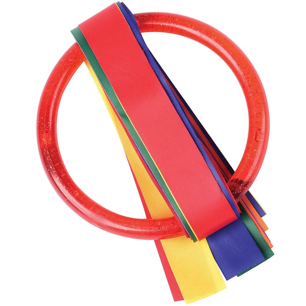 Dancing Ribbons Set | 6 Colorful Streamers with Easy-Grip Rings