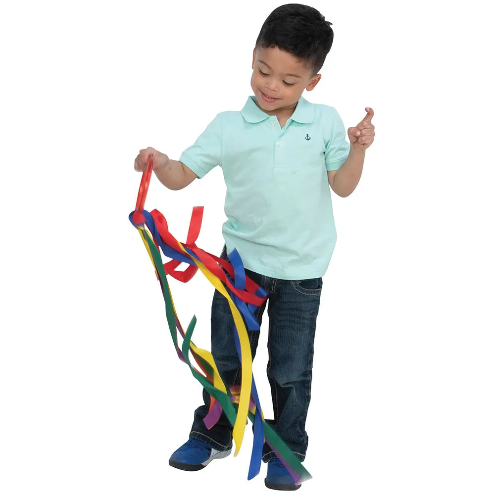 Dancing Ribbons Set | 6 Colorful Streamers with Easy-Grip Rings