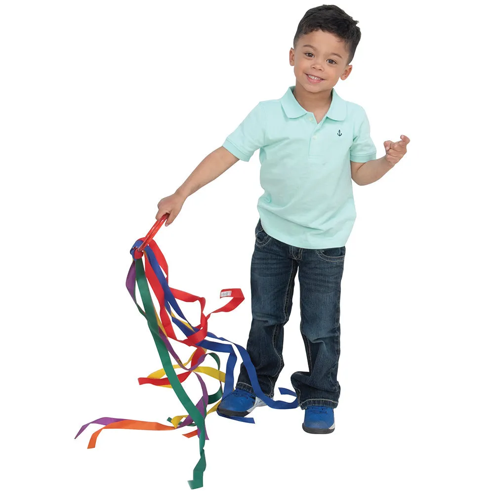 Dancing Ribbons Set | 6 Colorful Streamers with Easy-Grip Rings
