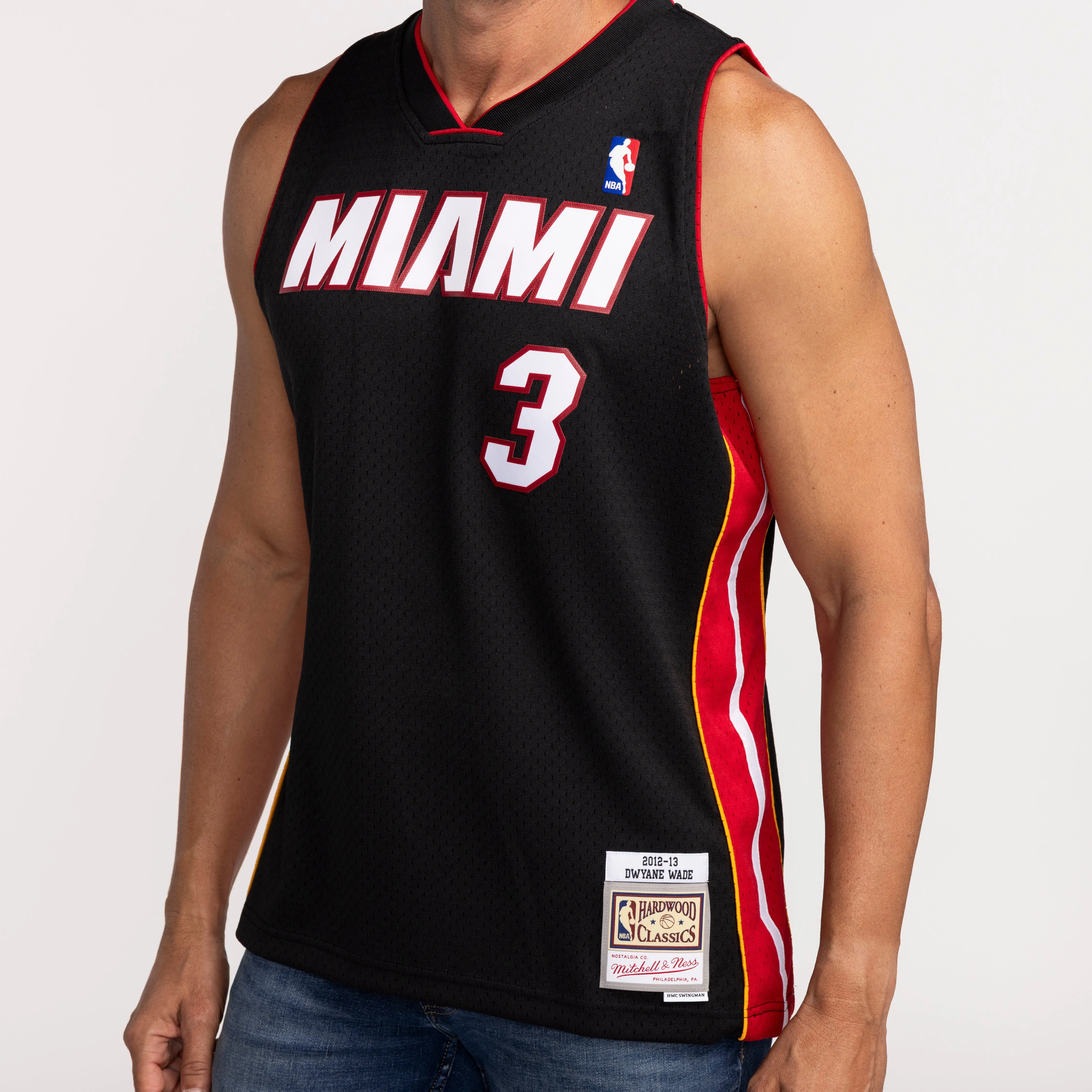 Dwyane Wade Mitchell & Ness Miami HEAT 2012-13 Swingman Jersey