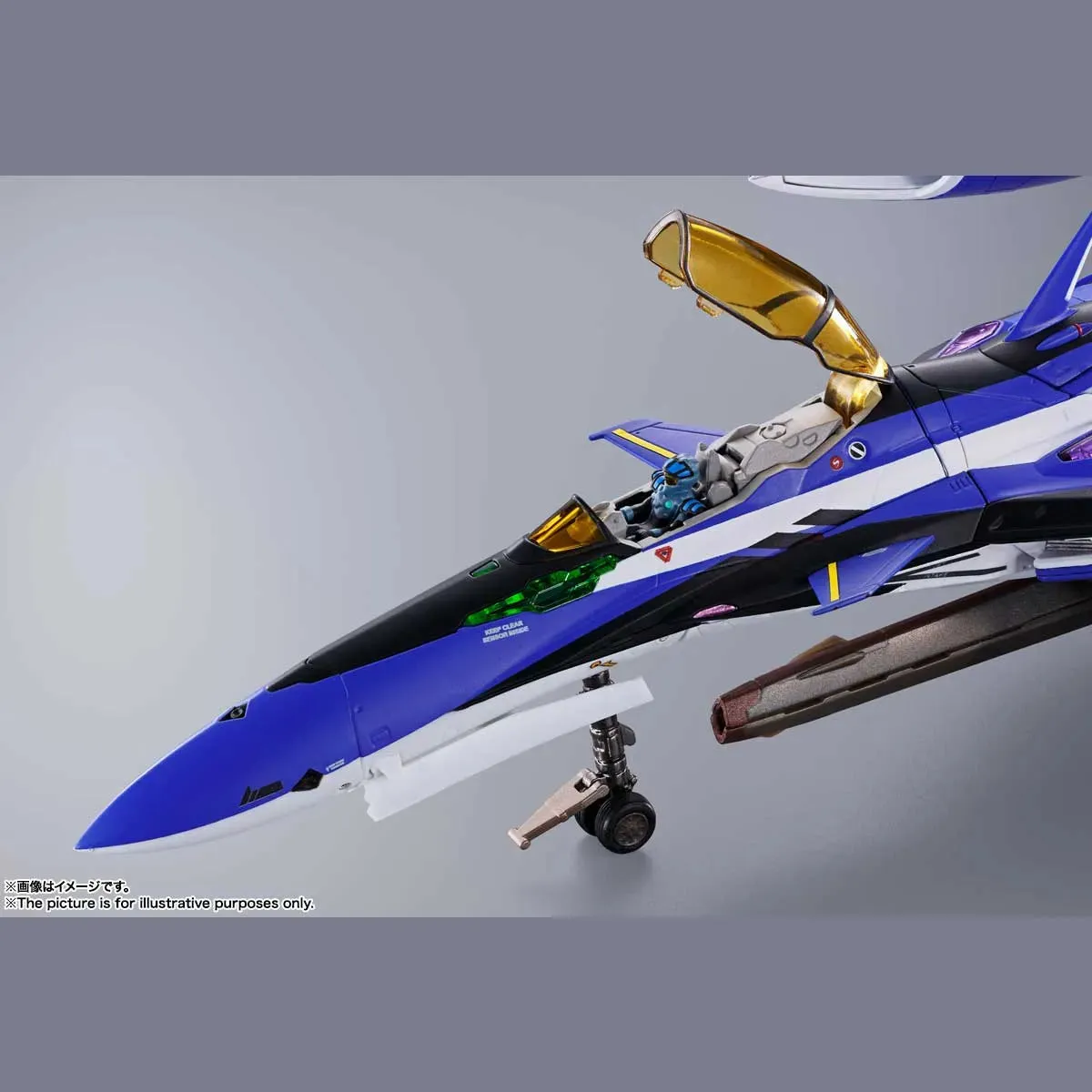 DX Chogokin Macross - YF-29 Durandal Valkirie (Maximilian Jenius Use) Full Set Pack "Macross Delta Movie: Absolute Live!!!!!!"