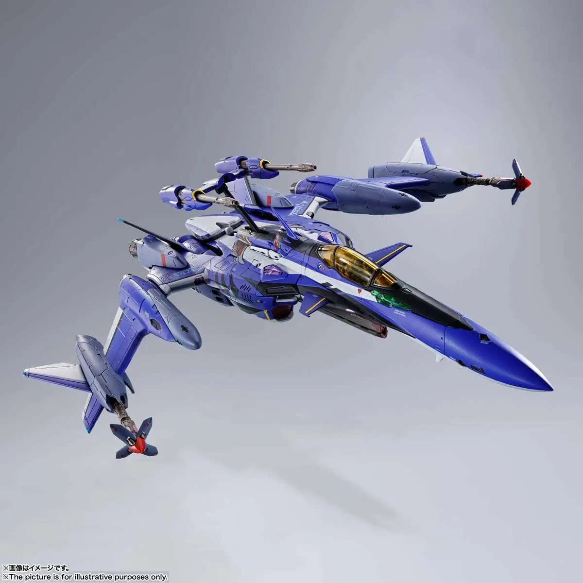 DX Chogokin Macross - YF-29 Durandal Valkirie (Maximilian Jenius Use) Full Set Pack "Macross Delta Movie: Absolute Live!!!!!!"