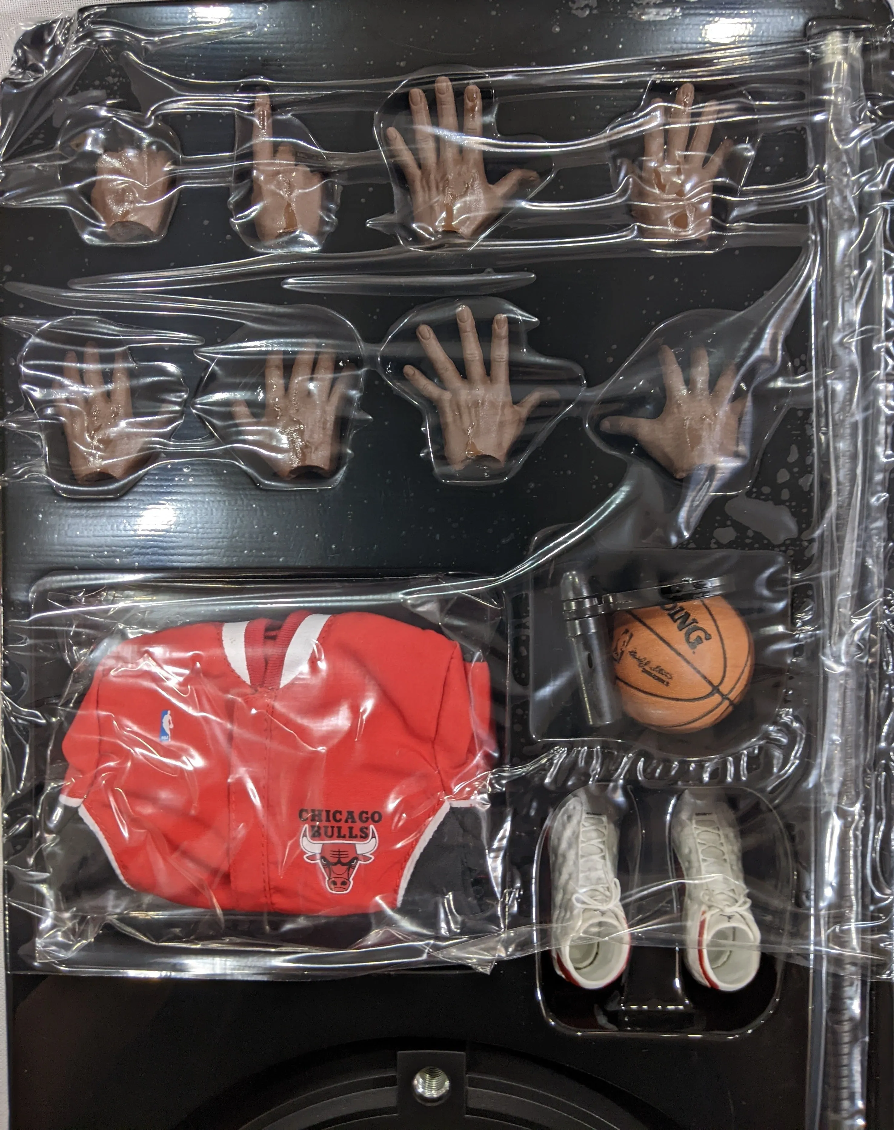 Enterbay Real Masterpieces 1/6 NBA Chicago Bulls Michael Jordan Series 2 the Last Shot (Black Jersey Edition) Sixth Scale *Open Box* RM-1055