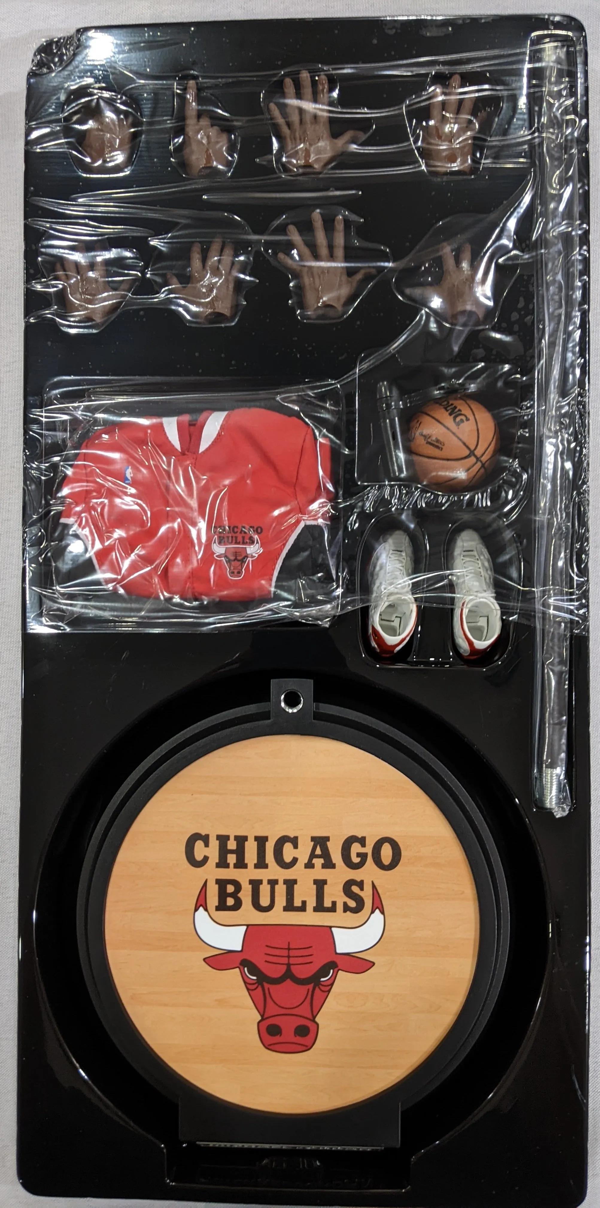 Enterbay Real Masterpieces 1/6 NBA Chicago Bulls Michael Jordan Series 2 the Last Shot (Black Jersey Edition) Sixth Scale *Open Box* RM-1055