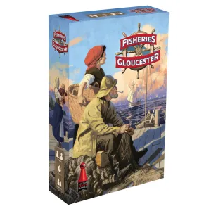 Fisheries of Gloucester Premium Strategy Board Game, Ages 14 , 2 Players