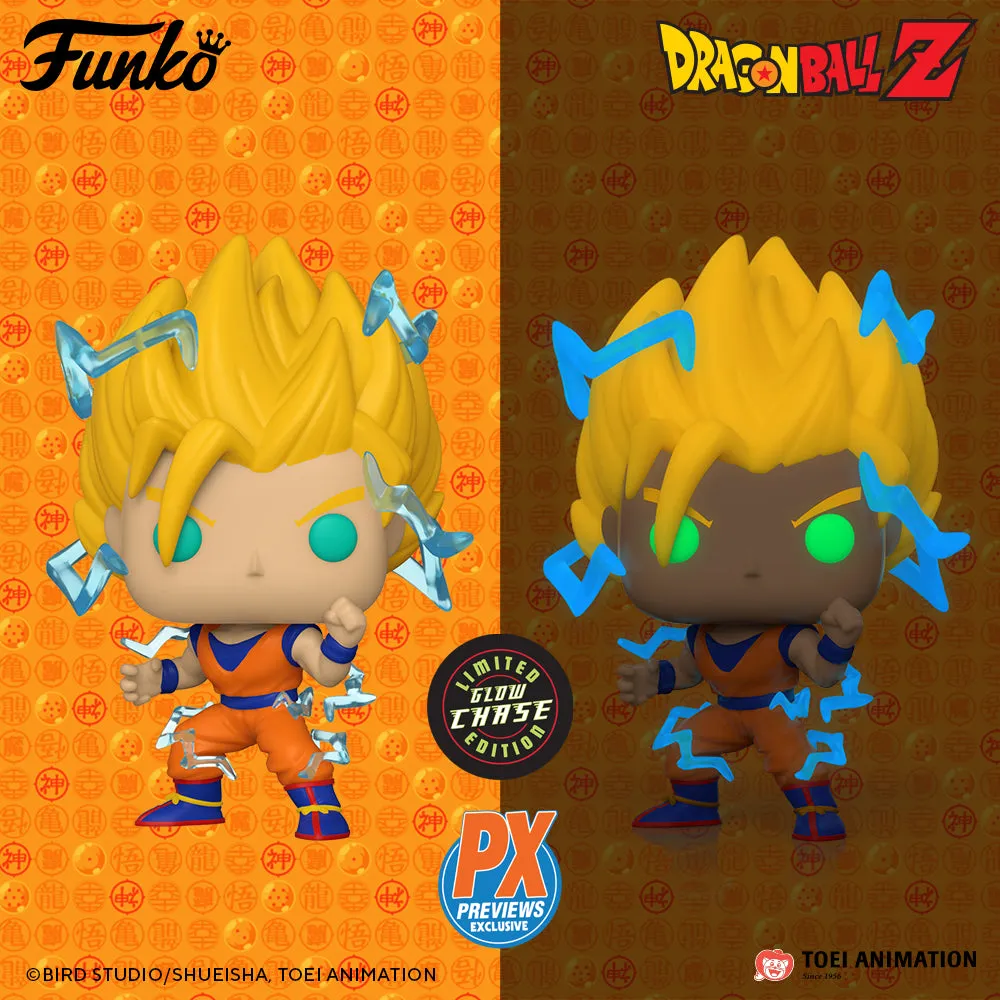 Funko Pop! Animation Dragon Ball Super Saiyan 2 Goku PX Exclusive - Glow In The Dark Chase