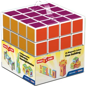 Geomag Magicube 64-Piece Multicolor Free Building Set - Creative Magnetic Blocks