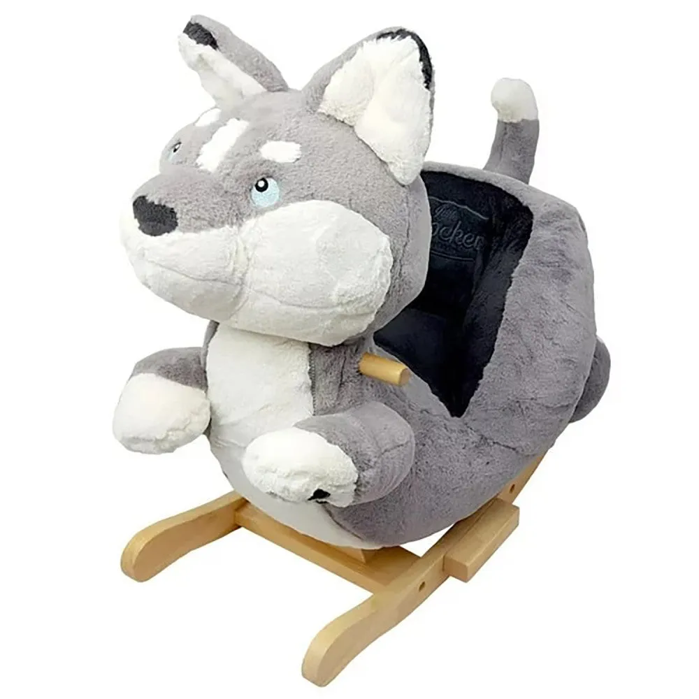 Gerardo's Toys Little Rockers - Plush Wolf Rocking Toy