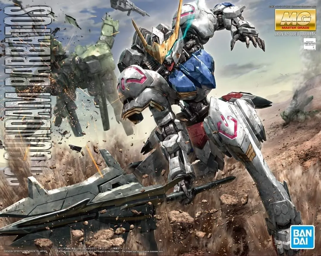 Gundam 1/100 MG IBO ASW-G-08 Gundam Barbatos Iron Blooded Orphans Model Kit