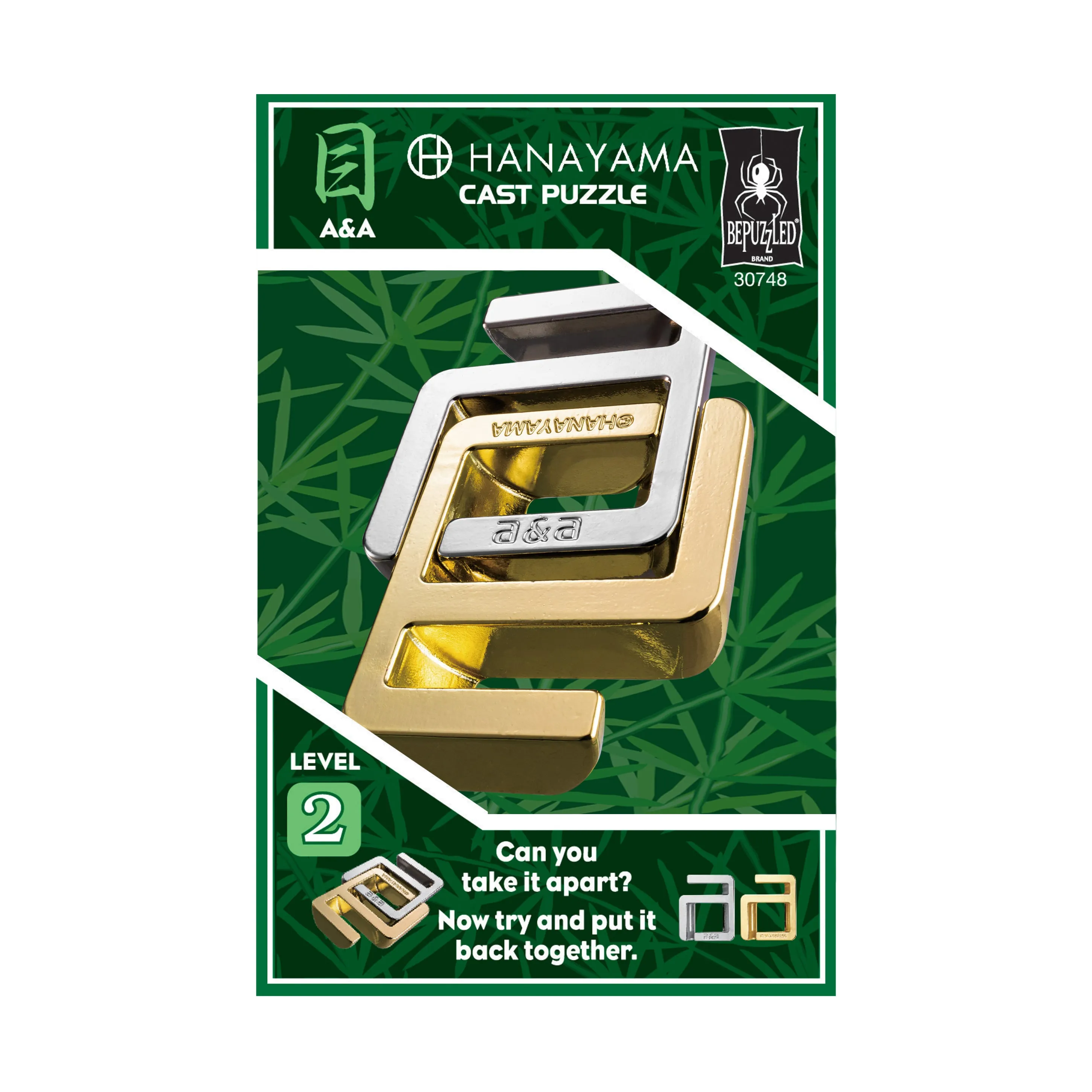 Hanayama Level 2 Cast Puzzle - A&A Challenge
