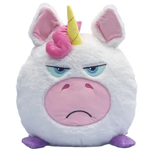 Hangry Petz Luna Unicorn 12 inch Talking Plush - White-Pink-Purple