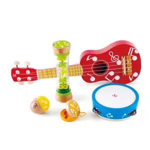 Hape 5-Piece Mini Band Wooden Instrument Set for Kids