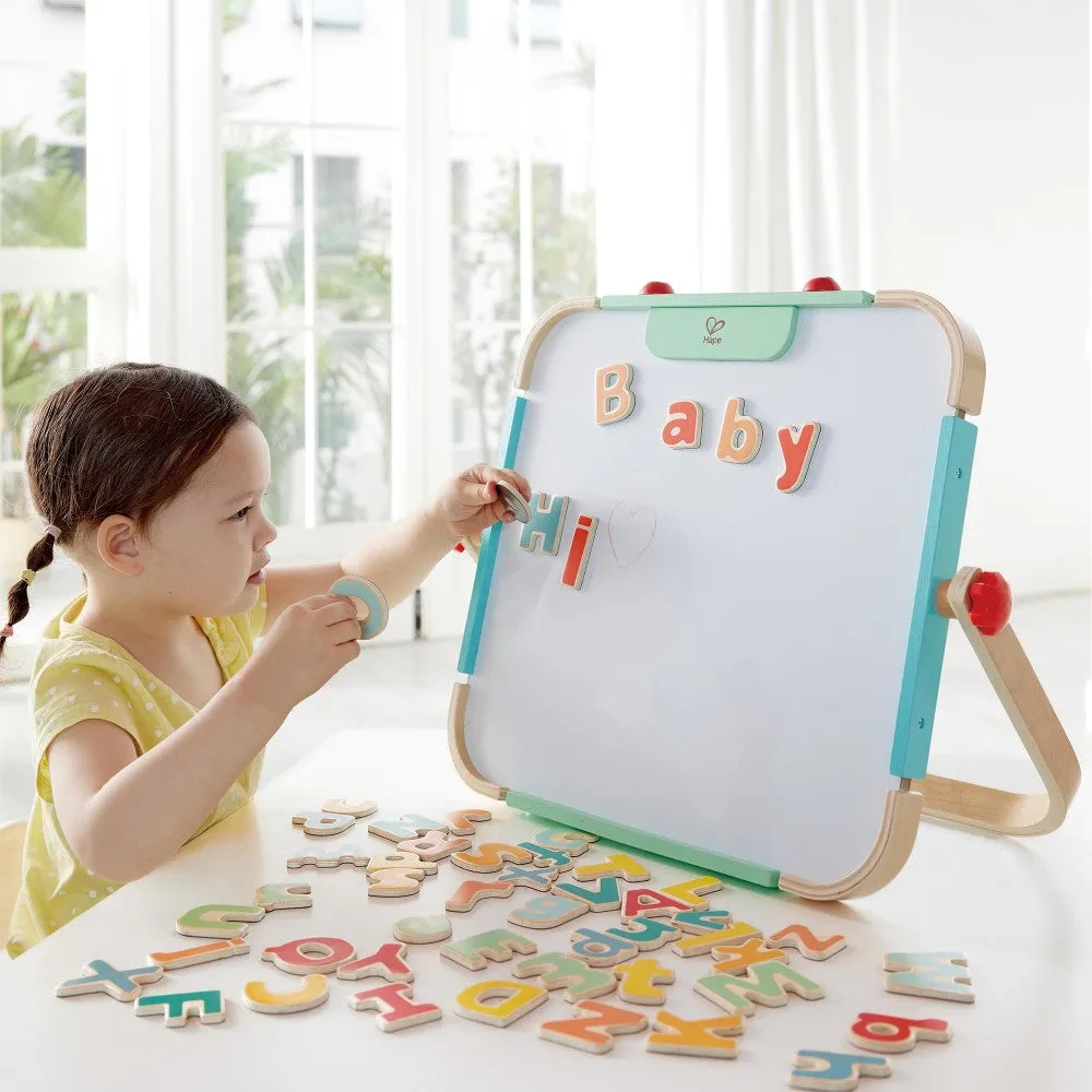 Hape Colorful Magnetic Alphabet Set - 52pcs ABC Wooden Magnets
