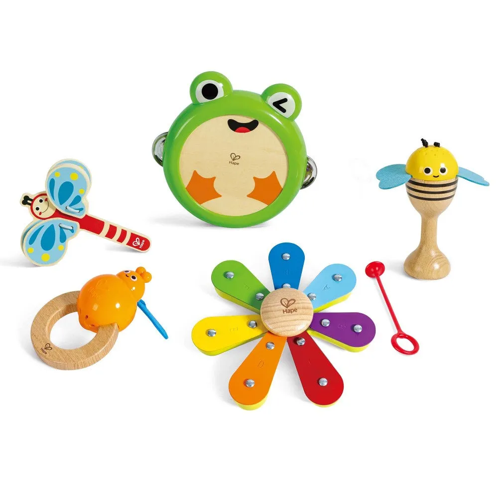 Hape Nature Band 5-Piece Musical Rhythm Kit