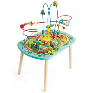 Hape Twisting Railway Maze Table - Amusement Park Adventure