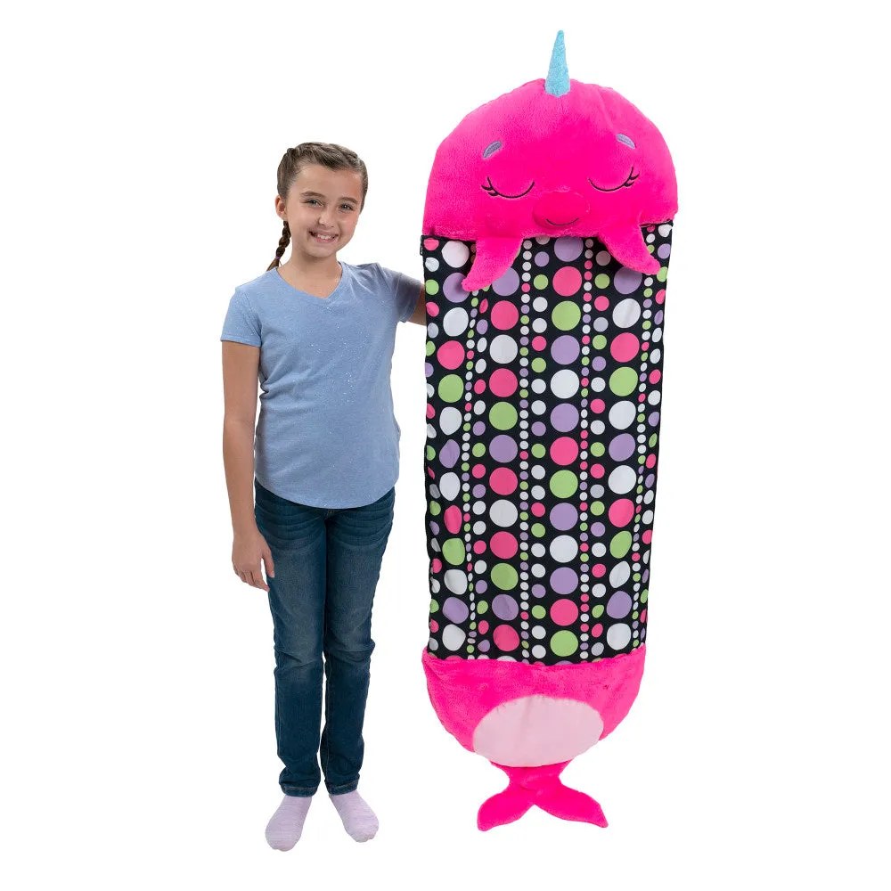 Happy Nappers Large 66 inch Plush Neil The Pink Narwhal - Kids 7 
