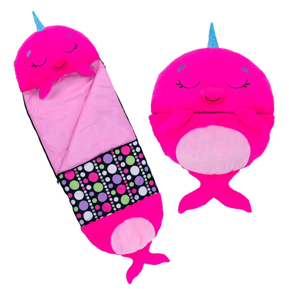 Happy Nappers Large 66 inch Plush Neil The Pink Narwhal - Kids 7 