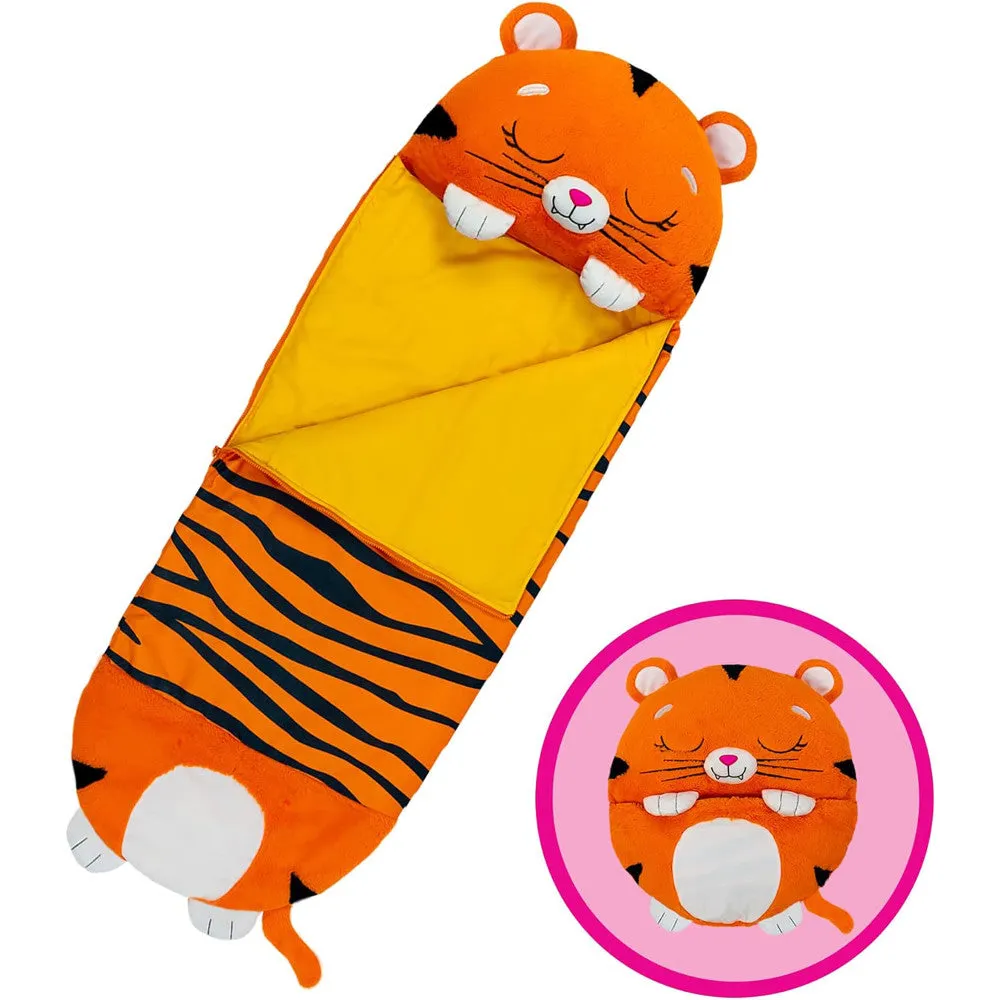 Happy Nappers Tiger Tobi 66 inch Plush Sleepy Sack - Large