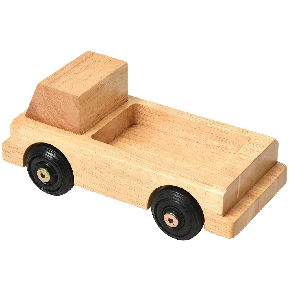 Hardwood Pickup Truck Toy | Pretend Play Vehicle