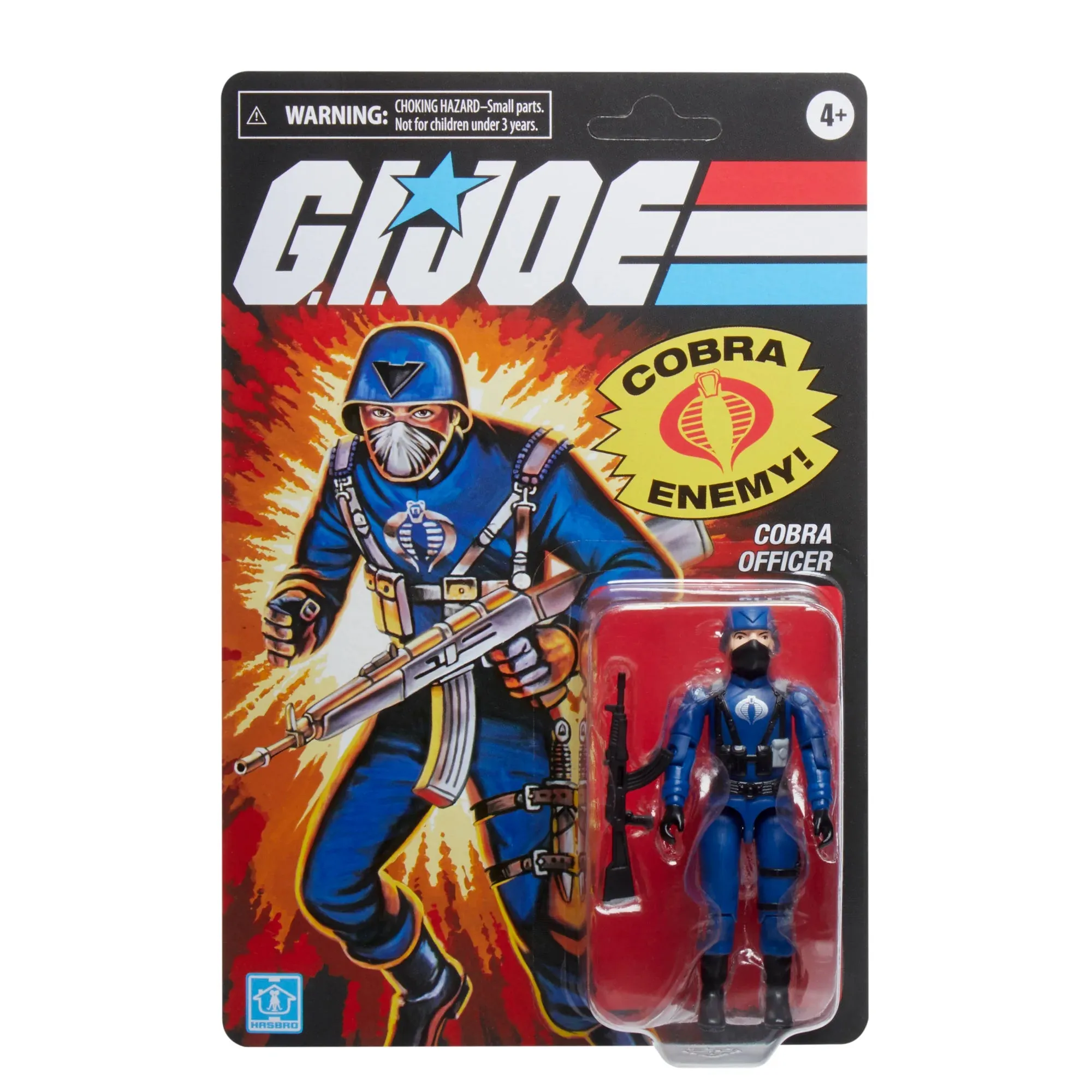 Hasbro Retro G.I. Joe Cobra Officer and Cobra Trooper 2 Pack Collection Action Figure