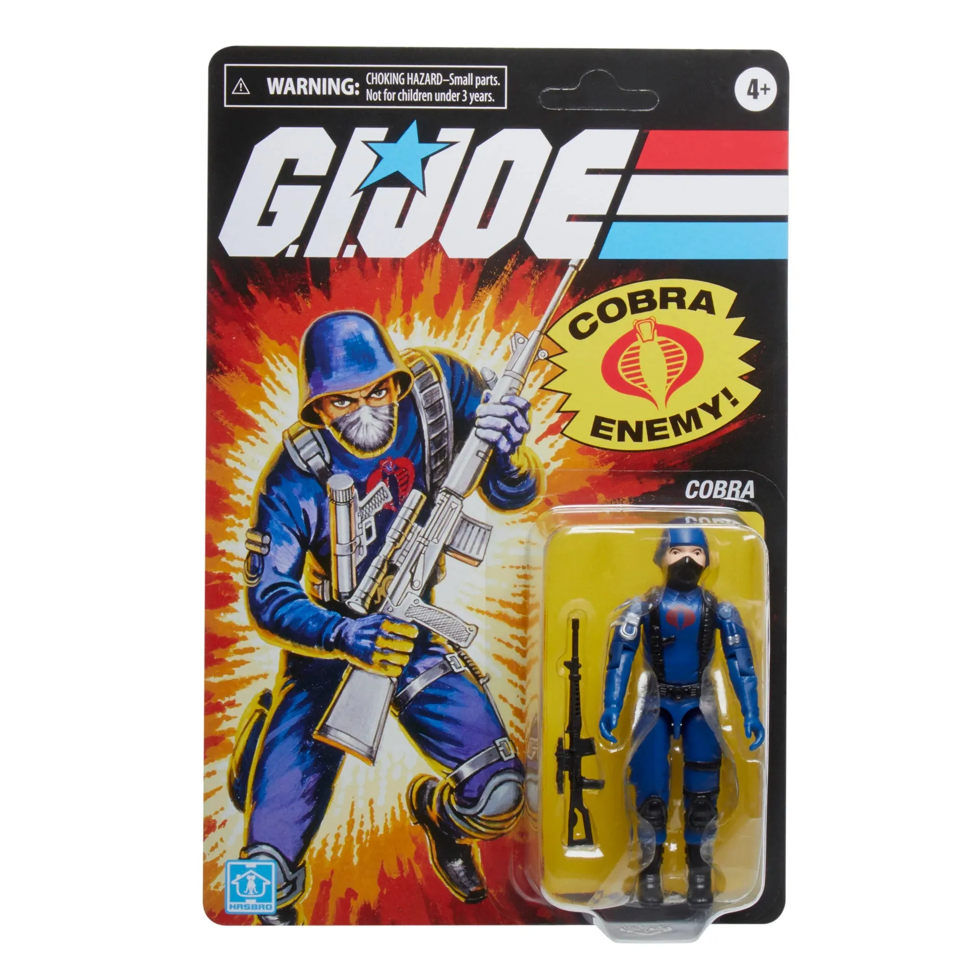 Hasbro Retro G.I. Joe Cobra Officer and Cobra Trooper 2 Pack Collection Action Figure