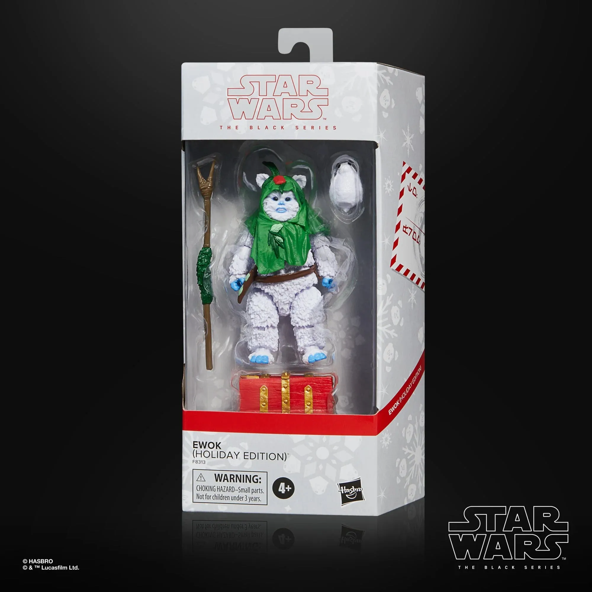 Hasbro Star Wars Black Series Ewok (Holiday Edition) 6 Inch Action Figure