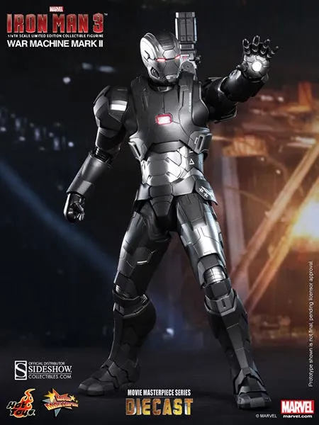 Hot Toys 1/6 Iron Man 3 War Machine Mark II Diecast Iron Man Sixth Scale Figure MMS198-D03