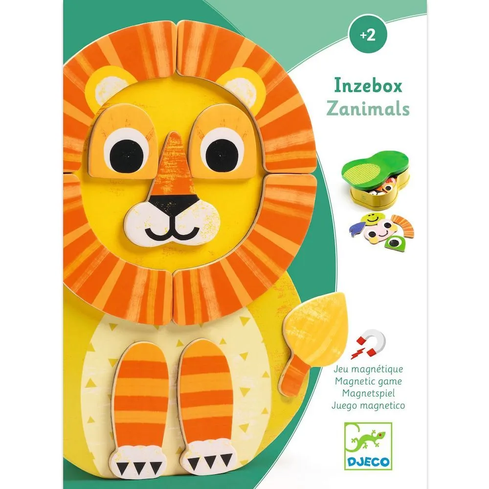 InZeBox Wooden Magnetics: Zanimals