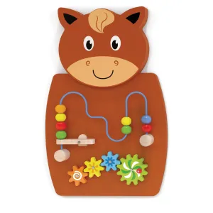 Learning Advantage Horse Activity Wall Panel - Interactive Toddler Learning Center