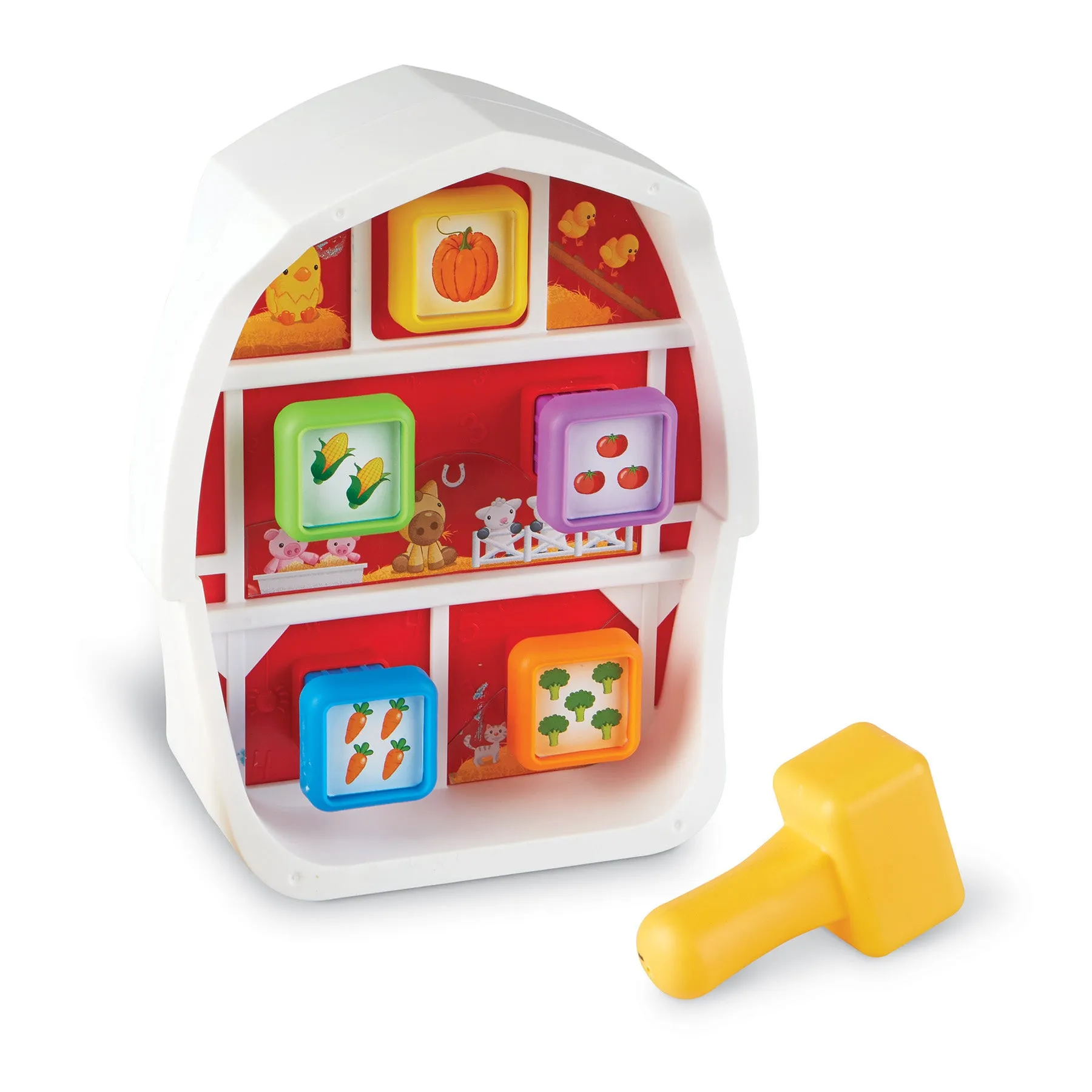 Learning Resources Barnyard Pounding Bench – Dual-Themed Educational Toy